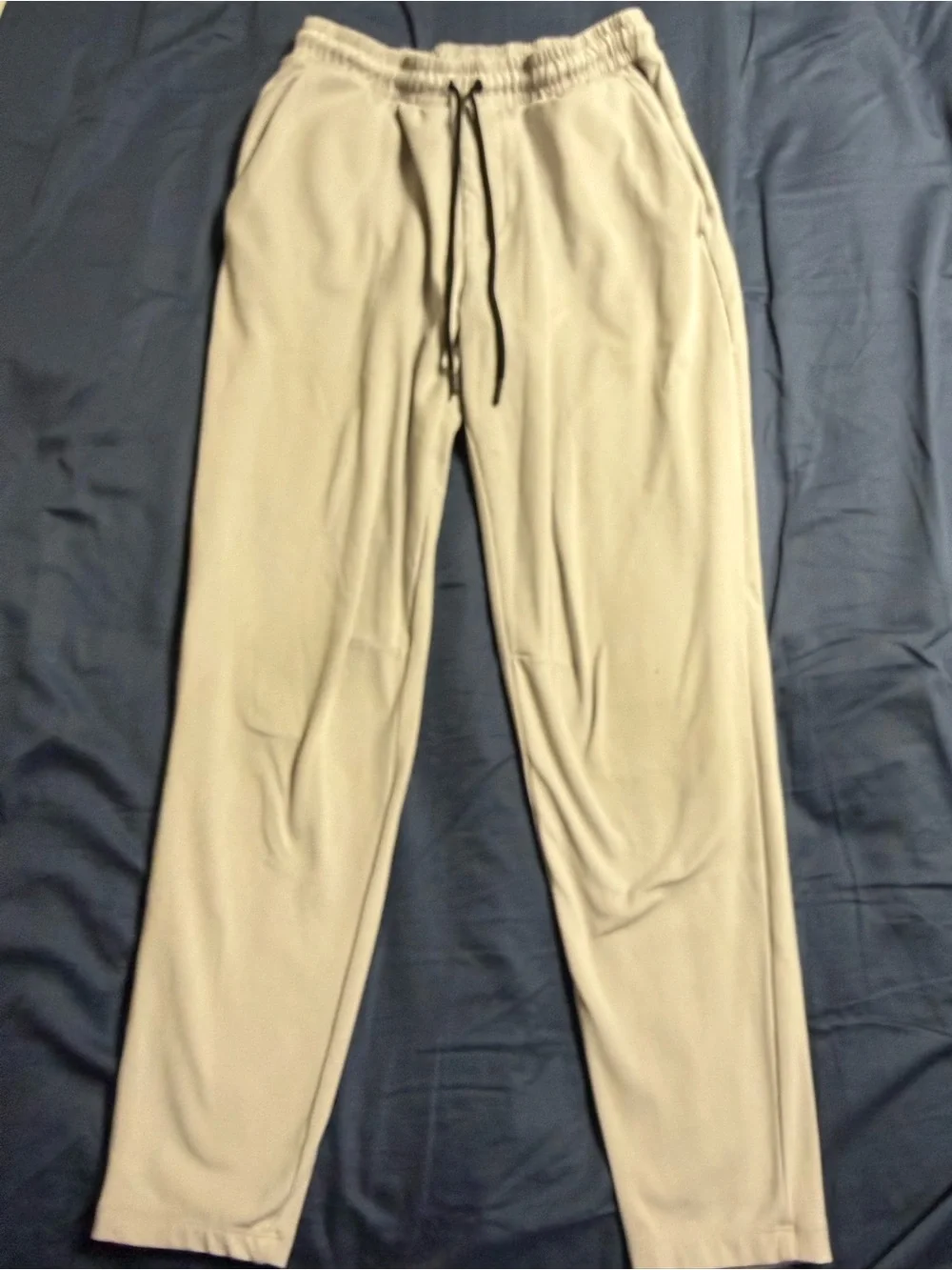 Old Navy Men's Light Beige Drawstring Joggers